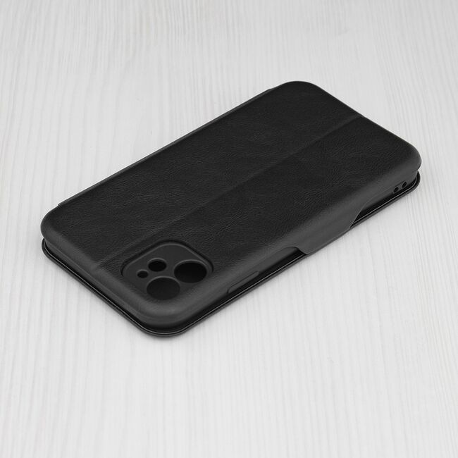 Husa iPhone 11 tip carte - safe wallet plus magnetic, negru