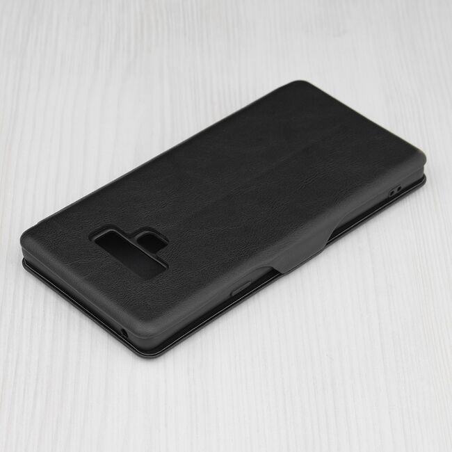 Husa Samsung Galaxy Note 9 tip carte - safe wallet plus magnetic, negru