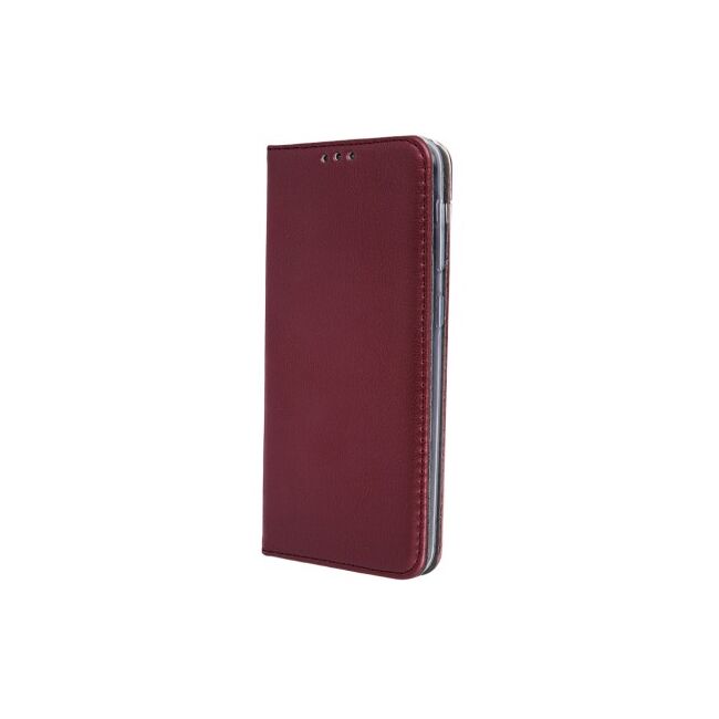 Husa pentru Motorola Moto G32 Wallet tip carte, burgundy