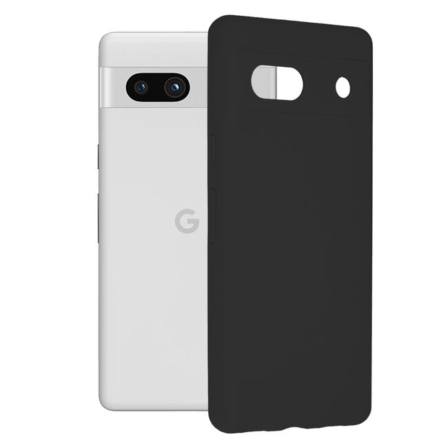 Husa Google Pixel 7a Soft Edge Silicone, negru
