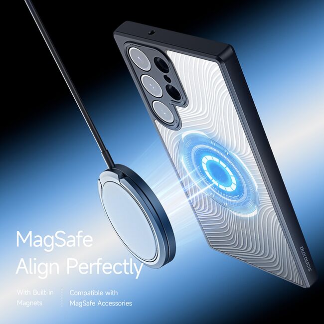 Husa Samsung Galaxy S23 Ultra Dux Ducis Aimo MagSafe, negru
