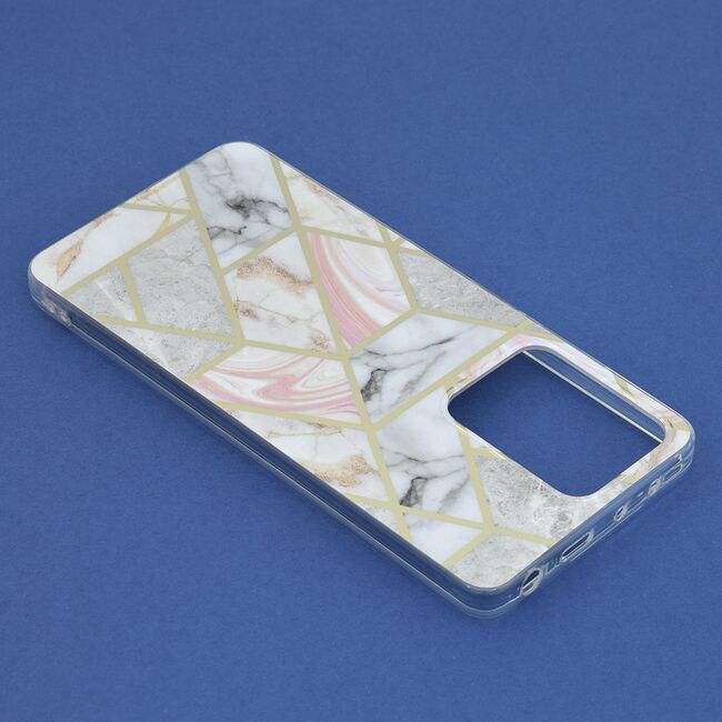 Husa Xiaomi Redmi Note 12 Pro / Poco X5 Pro - marble series - pink hex