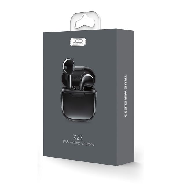 Casti In-Ear True Wireless Bluetooth 5.3 TWS Pro XO X23, negru