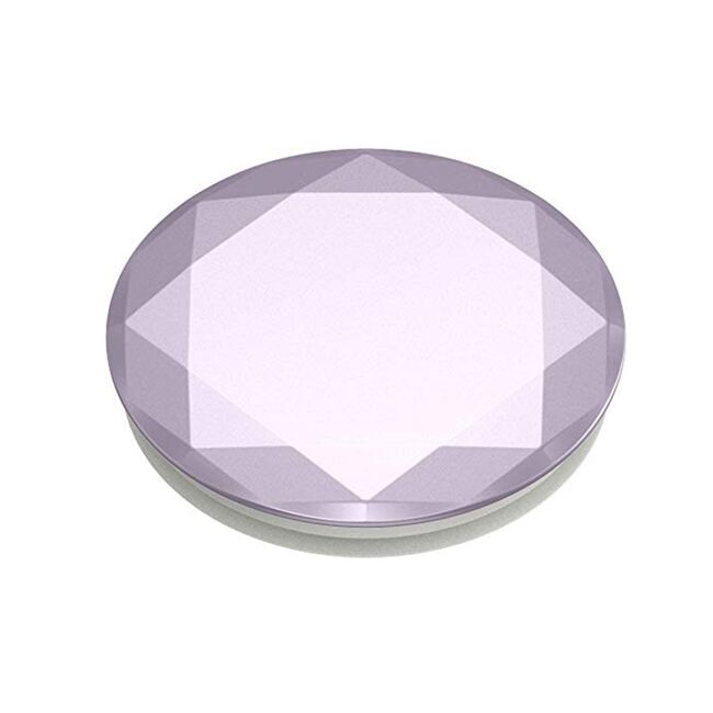 Popsockets original, suport cu diverse functii - popgrip - metallic diamond lavender
