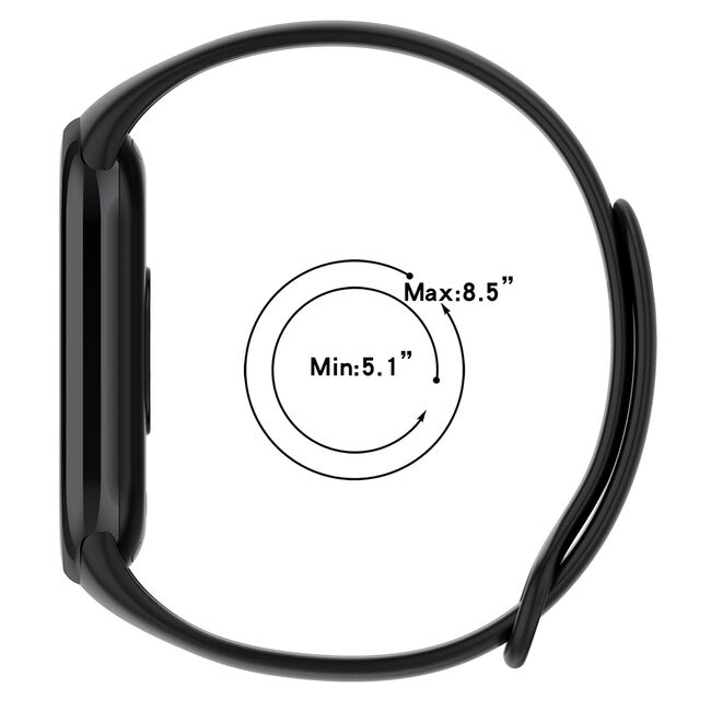 Bratara Xiaomi Mi Band 8 / 8 NFC Techsuit, W014, negru