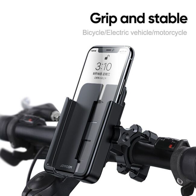Suport bicicleta pentru telefon JoyRoom - Bike Holder (JR-ZS252) - Strong Grip, 360° Rotation, Anti-Slip - negru