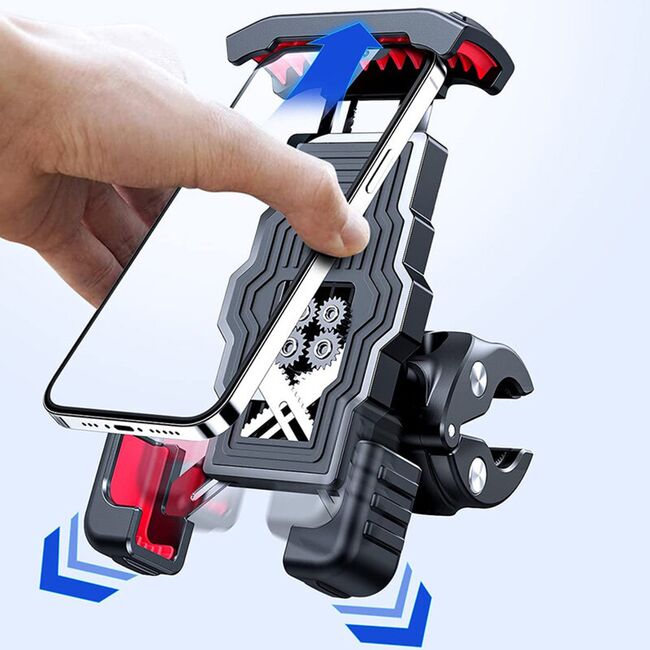 Suport de telefon pentru bicicleta, Joyroom, JR-ZS264, Montare pe ghidon, Negru, Rotire 360 grade, Compatibil pana la 6,8" - negru