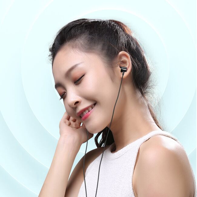 Casti audio JoyRoom - Stereo Headphones (JR-EL114) - Jack 3.5mm, cu telecomanda si microfon - negru