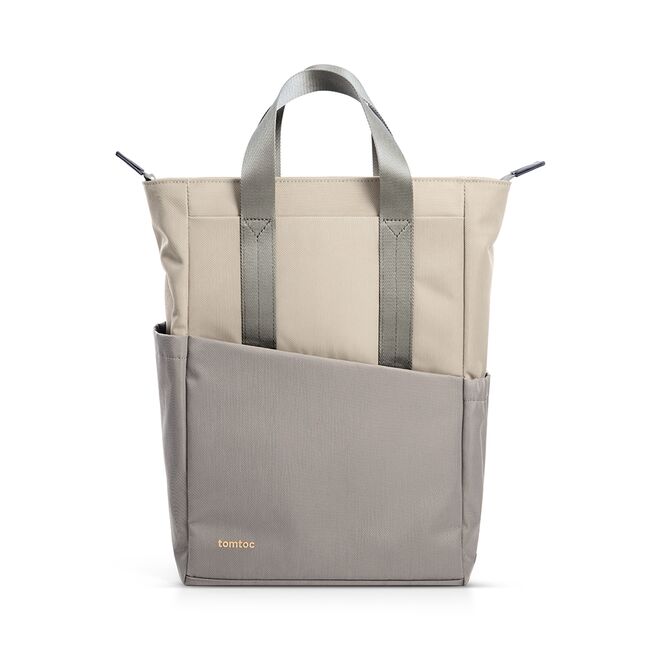Rucsac laptop dama 14″ impermeabil Tomtoc 12l, gri, T63M1D1