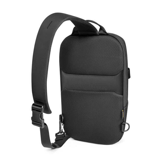 Rucsac sling laptop 14 inch, iPad Tomtoc, 9l, negru, T24M1D1