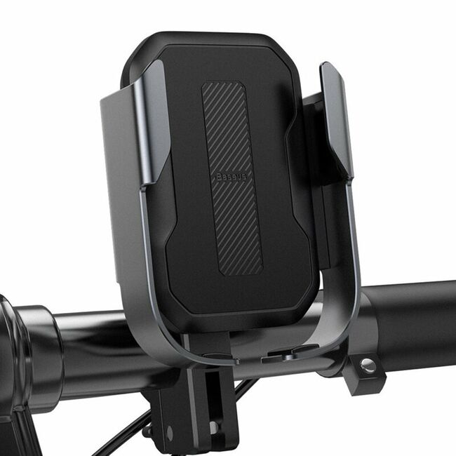 SUPORT Bicicleta / Motocicleta Baseus Armor pt SmartPhone, fixare de bare de diferite dimensiuni, negru