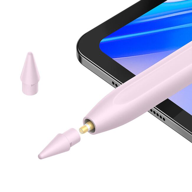 Stylus Pen Smooth Writing 2 Series (SXBC060102) - Active, Capacitive cu Palm Rejection si Tilt Sensor - roz