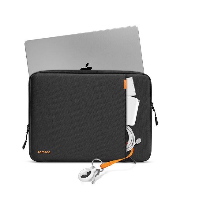 Husa 360° pentru laptop 16 inch antisoc Tomtoc, negru, A13F2D1