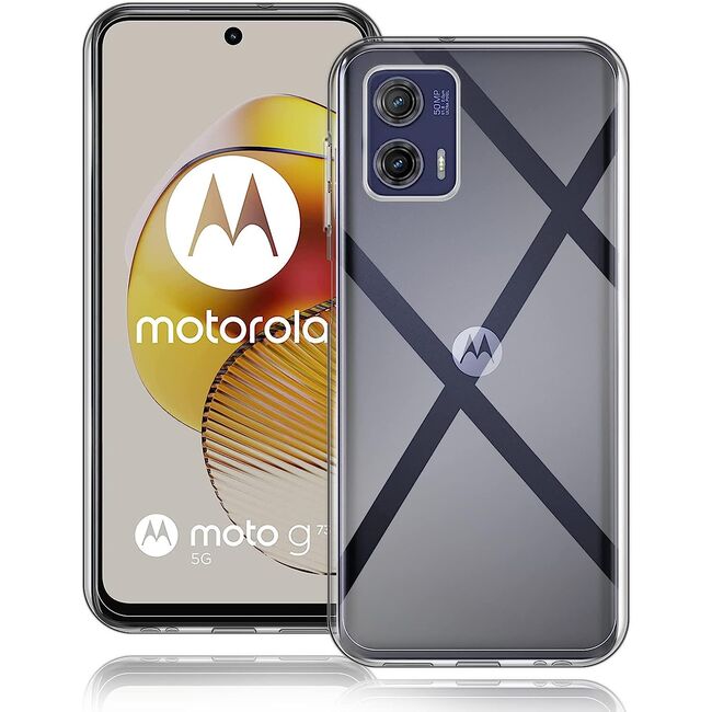 Husa pentru Motorola Moto G73 Slim Anti-Shock 1.5mm, Transparent