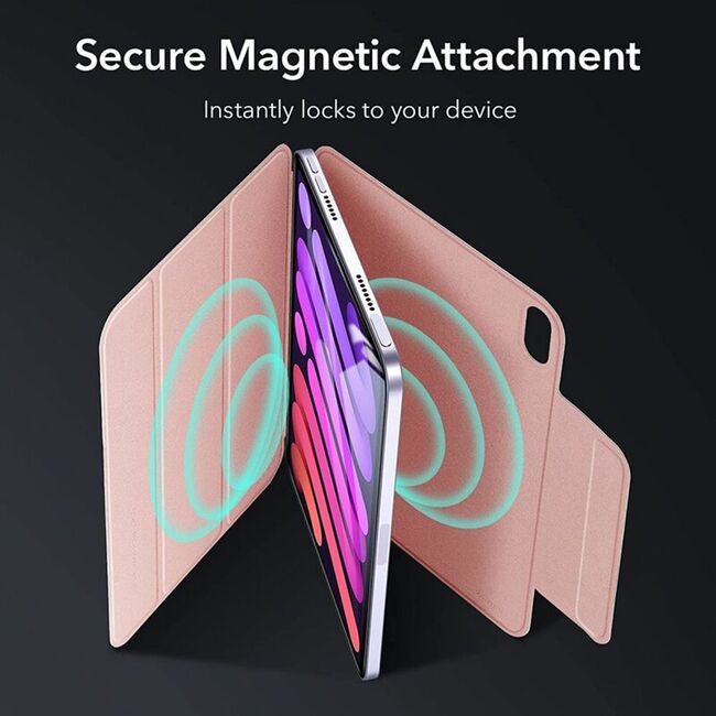 Husa pentru iPad mini 6 (2021) ESR - Rebound Magnetic, rose gold
