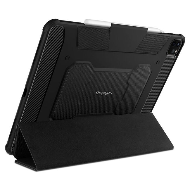 Husa Apple iPad Pro 11 (2020 / 2021 / 2022) Spigen Rugged Armor Pro, negru