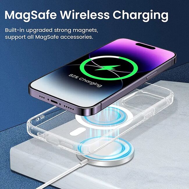 Husa iPhone 15 Techsuit MagSafe Pro, mov