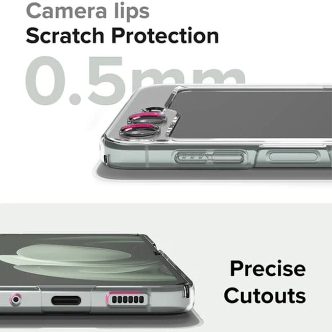 Husa pentru Samsung Galaxy Z Flip 5 Ringke - slim, clear