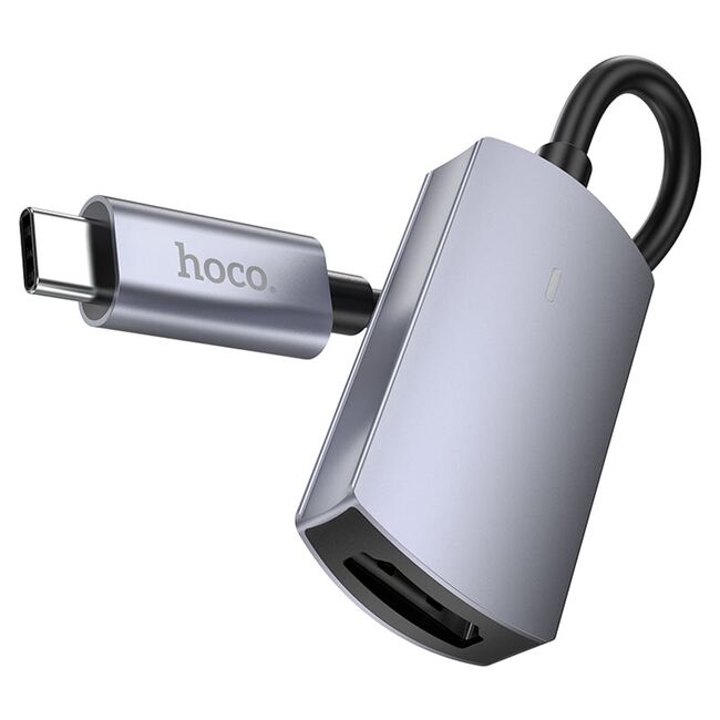 Adaptor HDMI USB-C OTG Hoco UA20, 4K@30Hz, gri