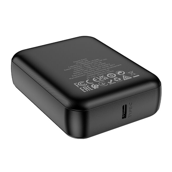 Baterie externa USB Type-C, power bank Hoco J96, 5000mAh, negru