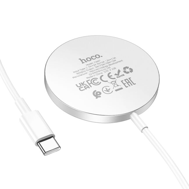 Incarcator wireless Fast Charging Apple Hoco CW47, 15W