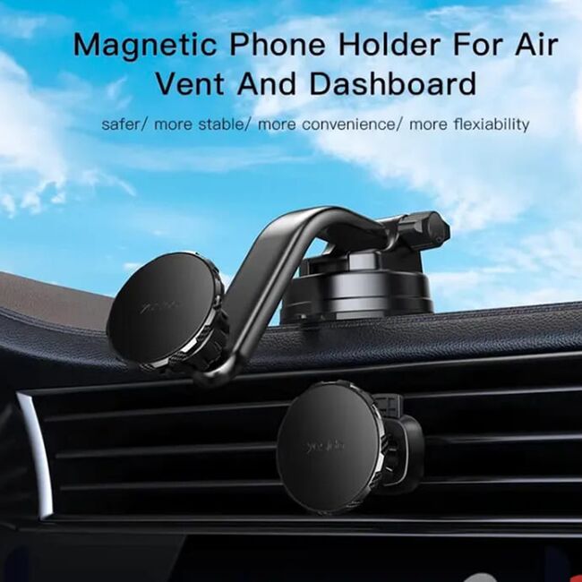 Suport auto telefon prindere bord, grila ventilatie Yesido C159