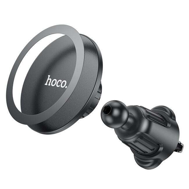 Suport telefon auto magnetic grila ventilatie Hoco H12, negru