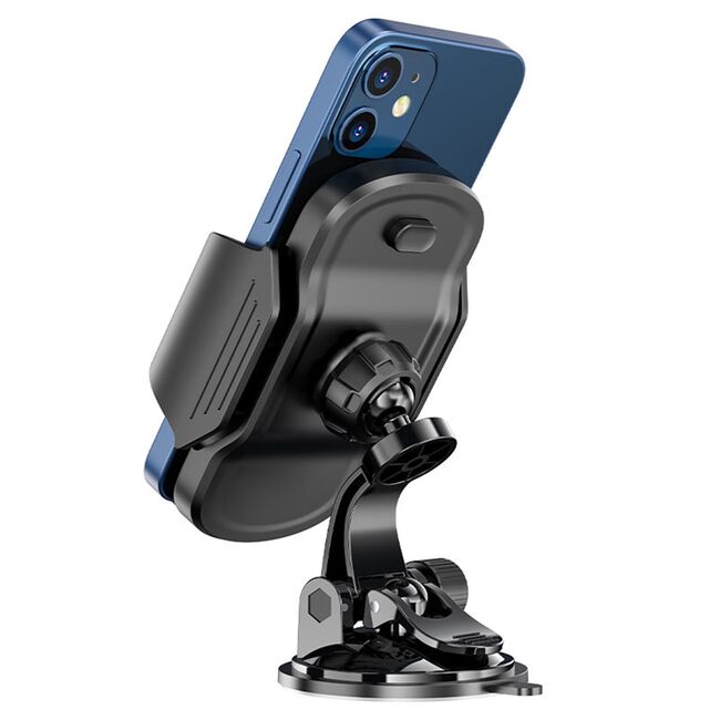 Suport telefon masina pentru bord/parbriz Hoco CA82, negru