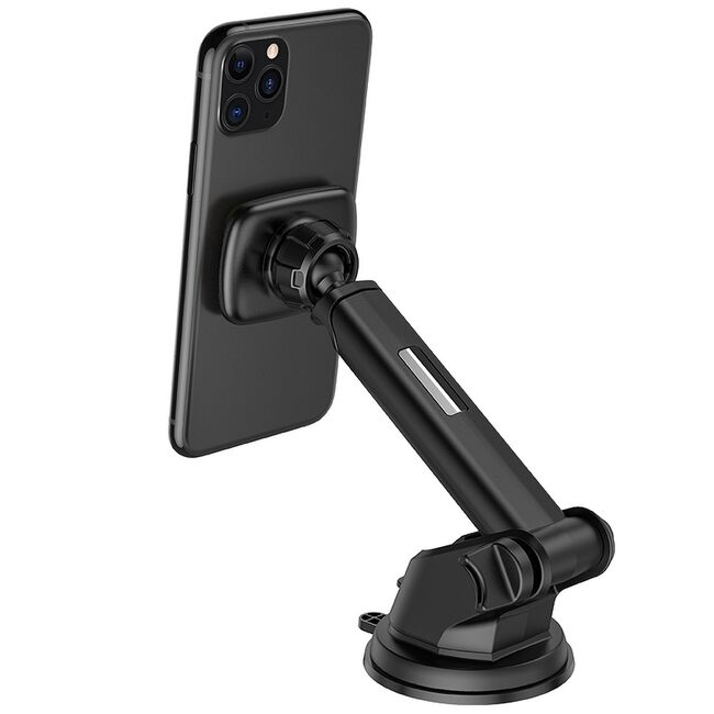 Suport auto magnetic telefon bord / parbriz Hoco CA67, negru