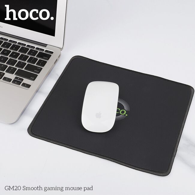 Mousepad gaming XL textil pentru laptop Hoco GM20, negru