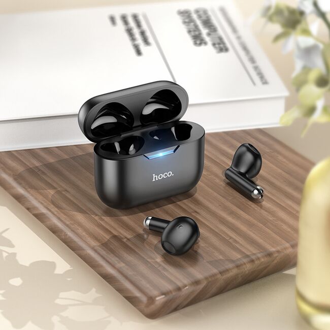 Casti true wireless Bluetooth cu microfon Hoco EW34, alb