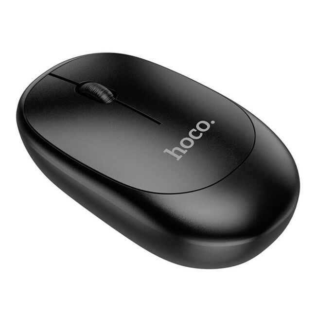 Tastatura si mouse wireless pentru laptop Hoco GM17, negru