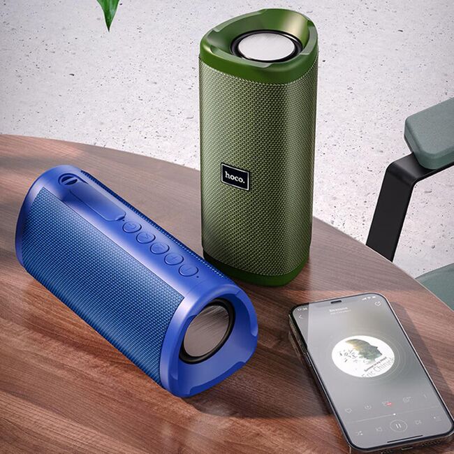 Boxa waterproof portabila Bluetooth, 10W, Hoco HC4, verde