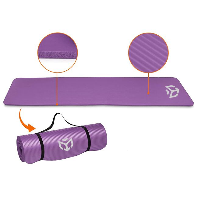 Saltea yoga, gimnastica, fitness, aerobic, pilates Techsuit YG1, violet