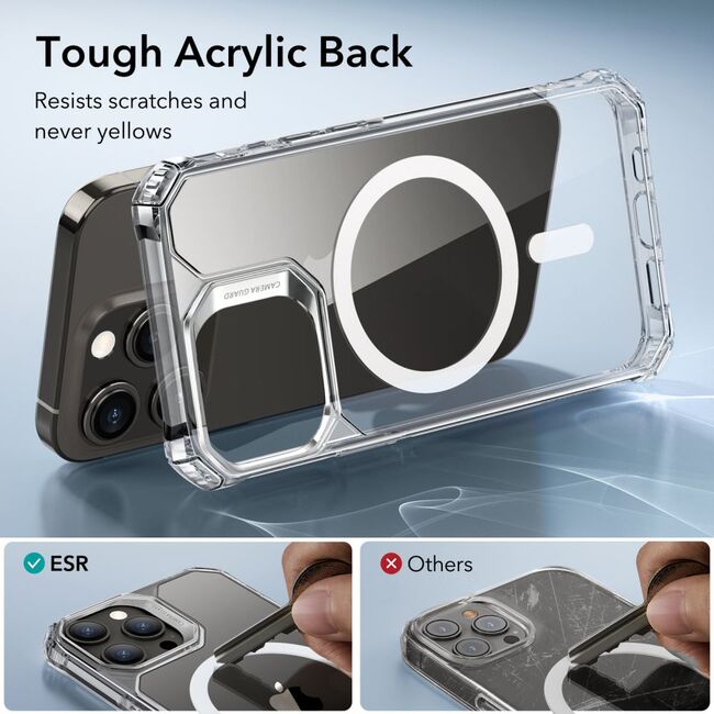 Husa iPhone 15 Pro ESR Air Armor HaloLock, transparenta