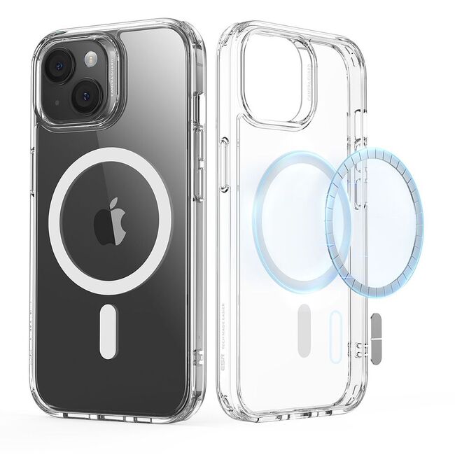 Husa iPhone 15 ESR Classic Hybrid HaloLock, transparenta