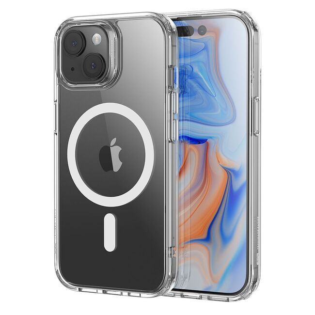 Husa iPhone 15 ESR Classic Hybrid HaloLock, transparenta