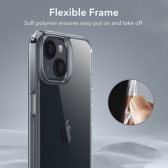 Husa iPhone 15 ESR Ice Shield, transparenta