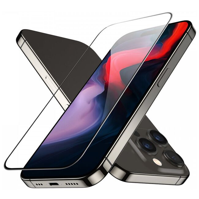 Folie sticla iPhone 15 Pro Max ESR Screen Shield, transparenta