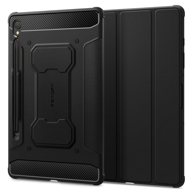 Husa pentru Samsung Galaxy Tab S9 11 inch Spigen Rugged Armor Pro, negru