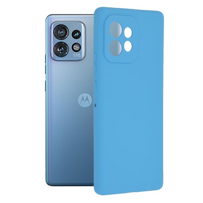 Husa Motorola Edge 40 Pro Techsuit Soft Edge Silicone, albastru