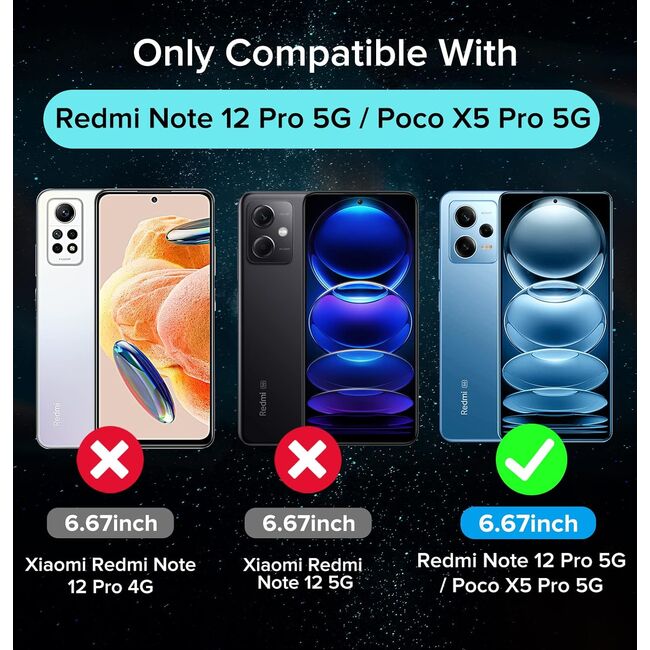 Husa Xiaomi Redmi Note 12 Pro 5G / Poco X5 Pro 5G Anti Shock 1.5mm, transparent