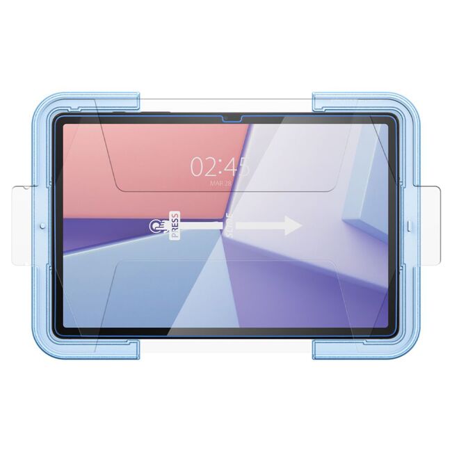 Folie sticla Samsung Galaxy Tab S9 Spigen Glas.t R Ez Fit 9H, transparenta