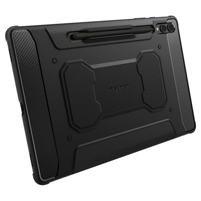 Husa pentru Samsung Galaxy Tab S9+ Plus 12.4 inch Spigen Rugged Armor Pro, negru