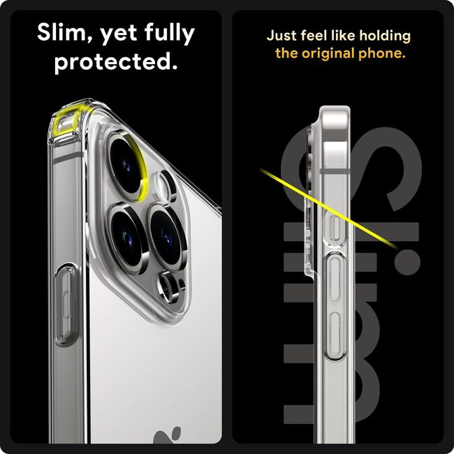 Husa pentru iPhone 15 Pro Anti Shock 1.3mm Reinforced 4 corners (transparent)