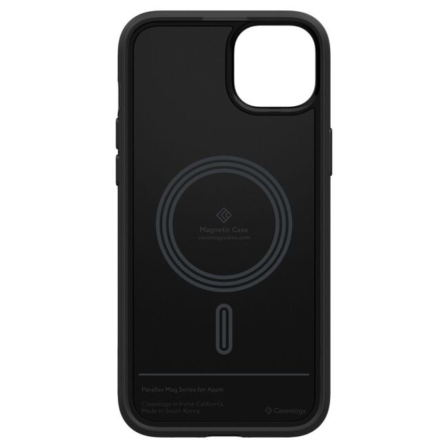 Husa iPhone 15 Spigen Caseology Parallax MagSafe, negru