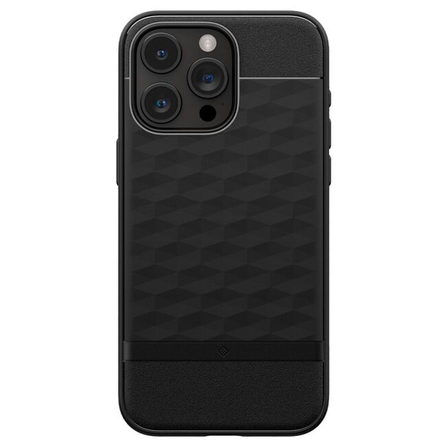 Husa iPhone 15 Pro Max Spigen Caseology Parallax MagSafe, matte black