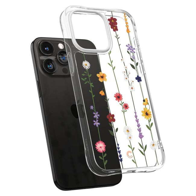 Husa iPhone 15 Pro Spigen Cyrill Cecile, Flower Garden