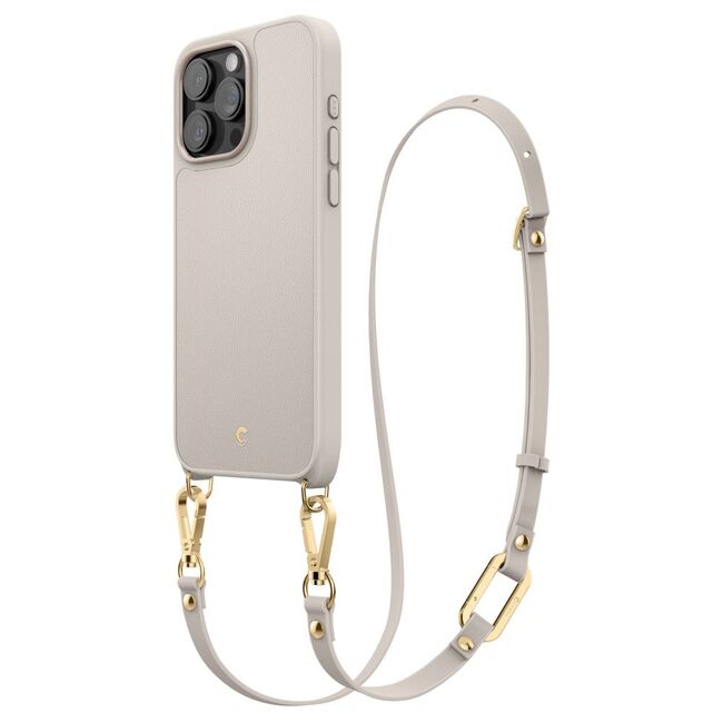 Husa iPhone 15 Pro Spigen Cyrill Classic Charm MagSafe, crem