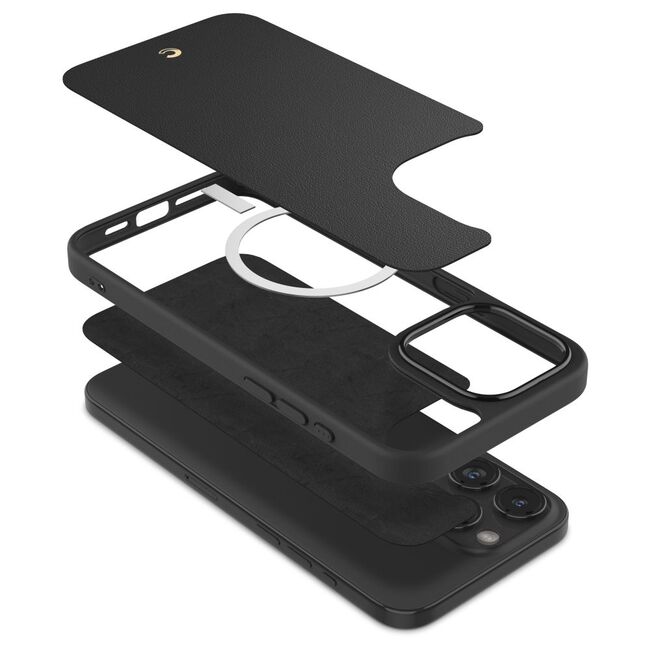 Husa iPhone 15 Pro Spigen Cyrill Kajuk MagSafe, negru